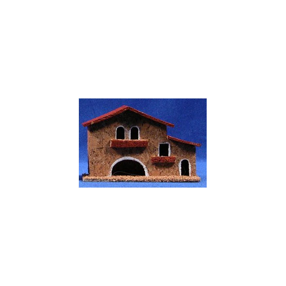 Casa modelo 3 13x5x8 cm corcho Belenes Puig