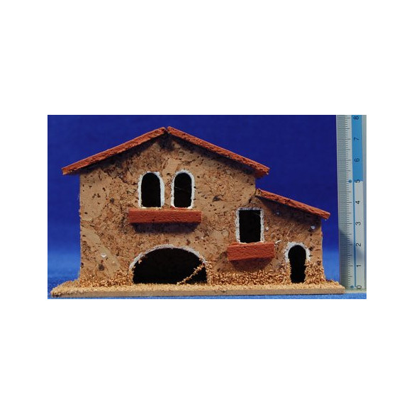 Casa modelo 3 13x5x8 cm corcho Belenes Puig