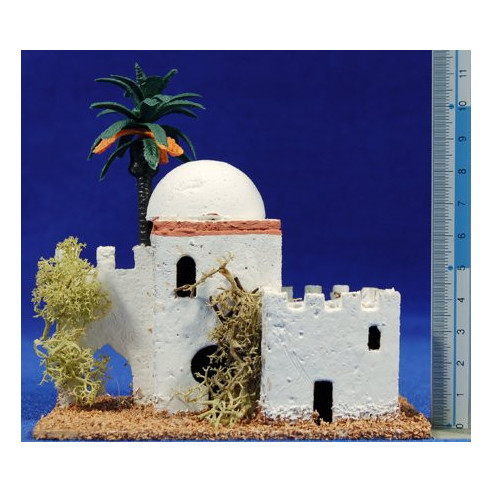 Casa hebrea puerta muralla 12x8x12 cm corcho Belenes Puig