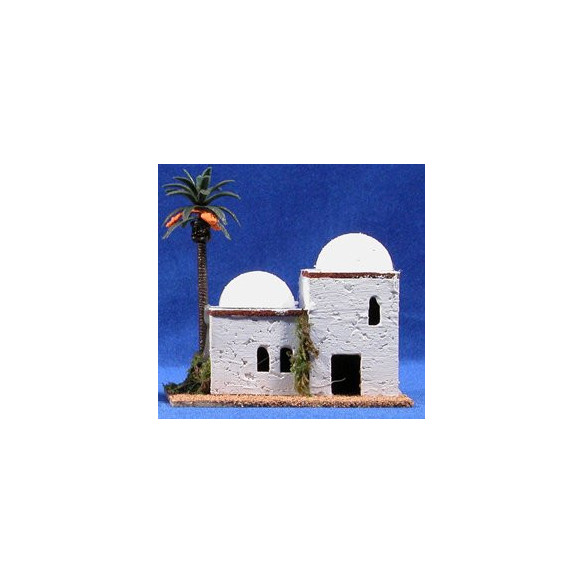 Casa hebrea 12x8x12 cm corcho Belenes Puig