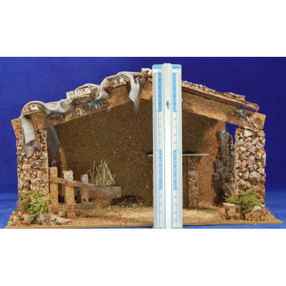 Capanna con tessuto 10 cm sughero