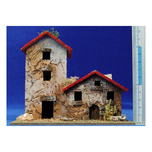 Masía modelo 2 19x10x12 cm corcho Plana