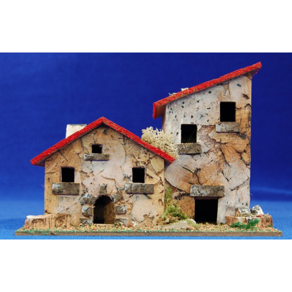 Masía modelo 4 19x10x12 cm corcho Plana