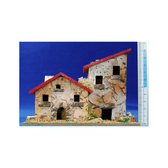 Masía modelo 4 19x10x12 cm corcho Plana