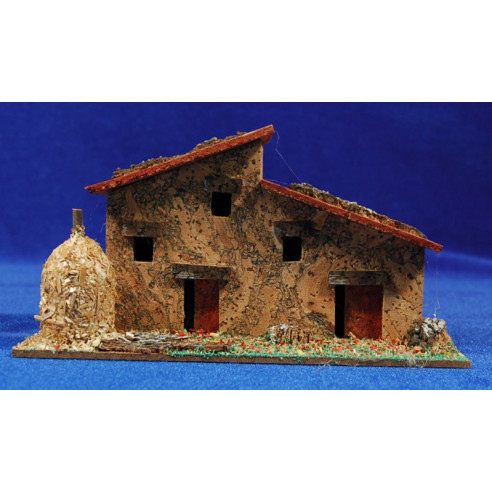 Casa masia amb paller model 2 17x8x9 cm suro Plana