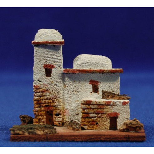 Casa hebrea modelo 1 7x4x6 cm corcho Plana