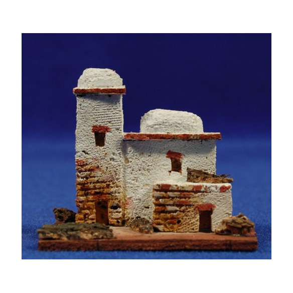 Casa hebrea modelo 1 7x4x6 cm corcho Plana