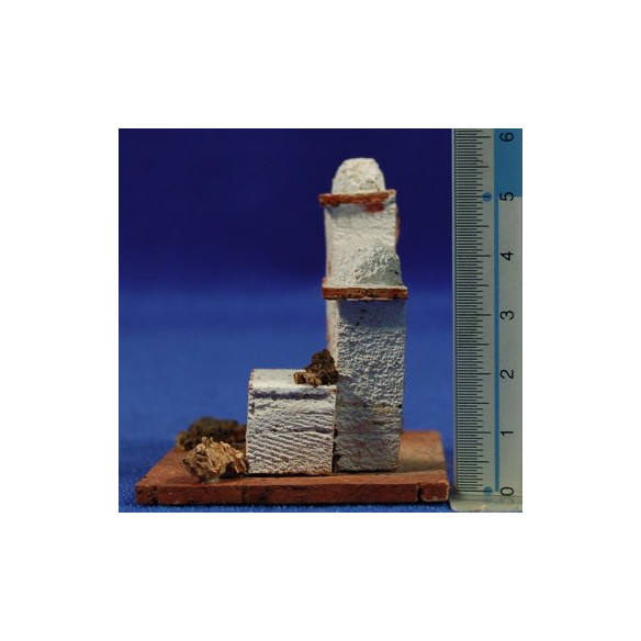Casa hebrea modelo 1 7x4x6 cm corcho Plana