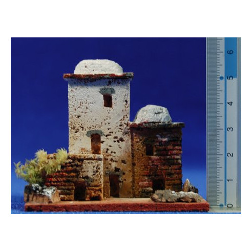 Casa ebraica modello 2 7x4x6 cm sughero Plana
