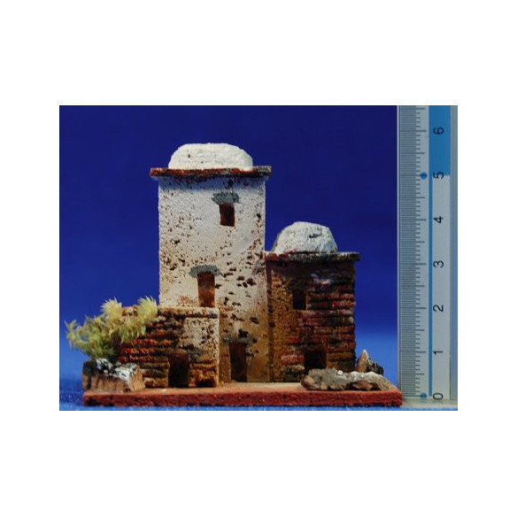 Casa ebraica modello 2 7x4x6 cm sughero Plana