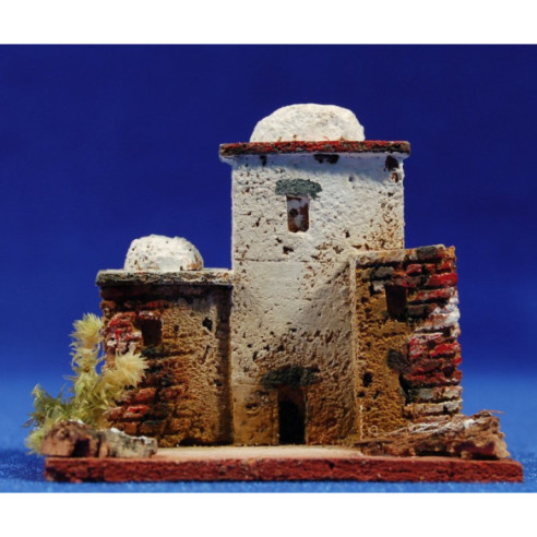 Casa hebrea modelo 3 7x4x6 cm corcho Plana