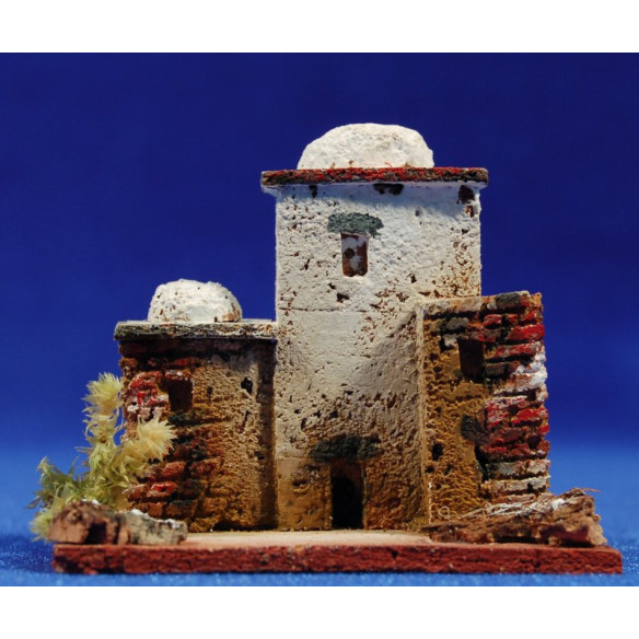 Casa hebrea modelo 3 7x4x6 cm corcho Plana