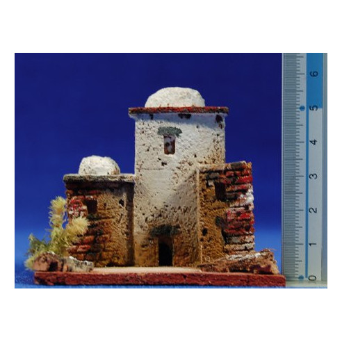 Casa hebrea modelo 3 7x4x6 cm corcho Plana