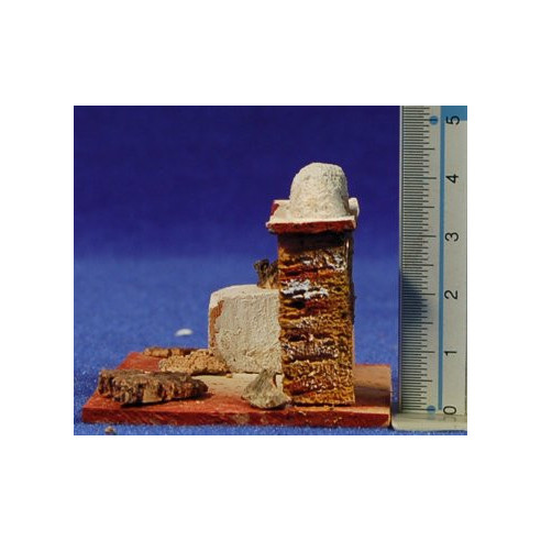 Casa hebrea modelo 4 7x4x6 cm corcho Plana