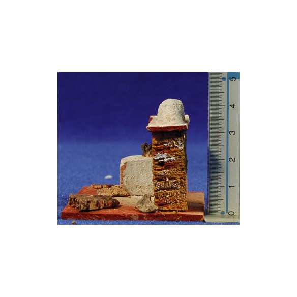 Casa hebrea modelo 4 7x4x6 cm corcho Plana