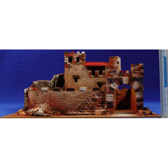Castillo 13 cm corcho Plana