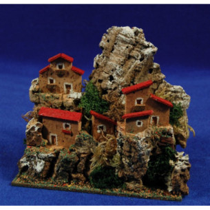 Poble 5 cases 12 cm suro Plana