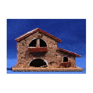 Casa masía 11x4x7 cm corcho Belenes Puig