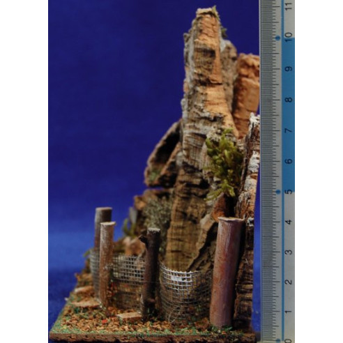 Poultry of rabbits 8 cm cork and plastic