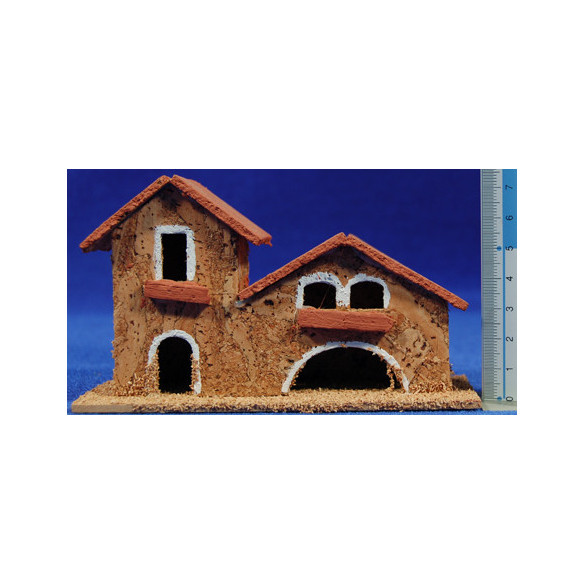 House model 1 13x5x8 cm corck Belenes Puig