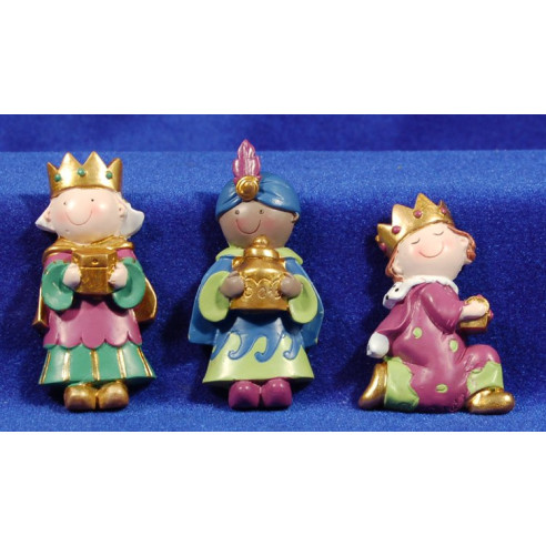 Reyes adorandoimáninfantil 7 cm resina PitPita