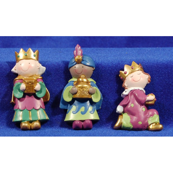 Reyes adorandoimáninfantil 7 cm resina PitPita