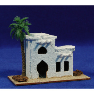 House Hebrew with palm M2 11x5x8  cm corck Belenes Puig