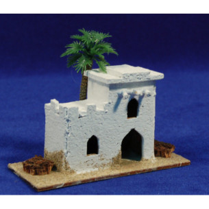 House Hebrew with palm M5 11x5x8  cm corck Belenes Puig