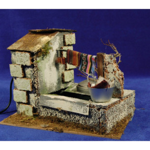 Laundry fountain 20x15x15 cm corck