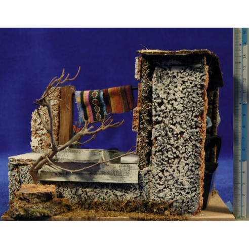 Lavandero 20x15x15  cm corcho