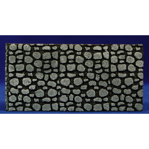 Muro pietra o terra rotondo griggio 25x12 sughero