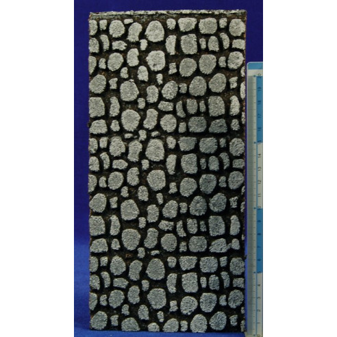 Muro pietra o terra rotondo griggio 25x12 sughero
