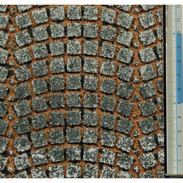 Cobbled earth mosaic 33x25 corck