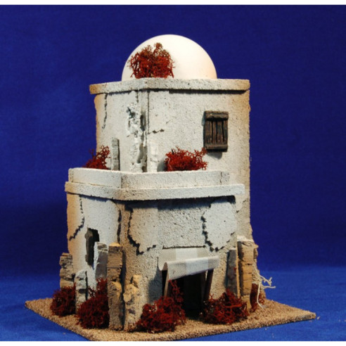 Casa arabba cupola 22x21x29 cm sughero