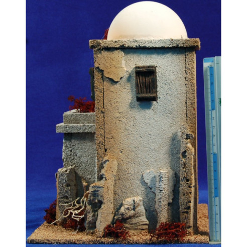 Casa arabba cupola 22x21x29 cm sughero