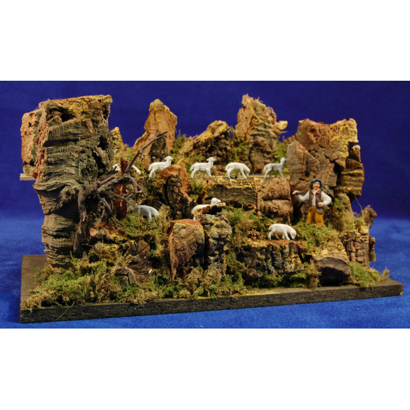 Lamb's flock 6 cm corck and plastic