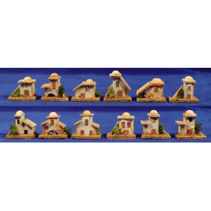 Casa hebrea assortides 5x3x4-5 cm suro