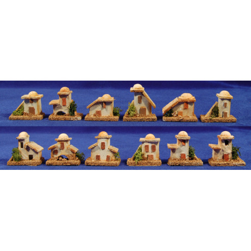 House Hebrew assorted 5x3x4-5 cm corck