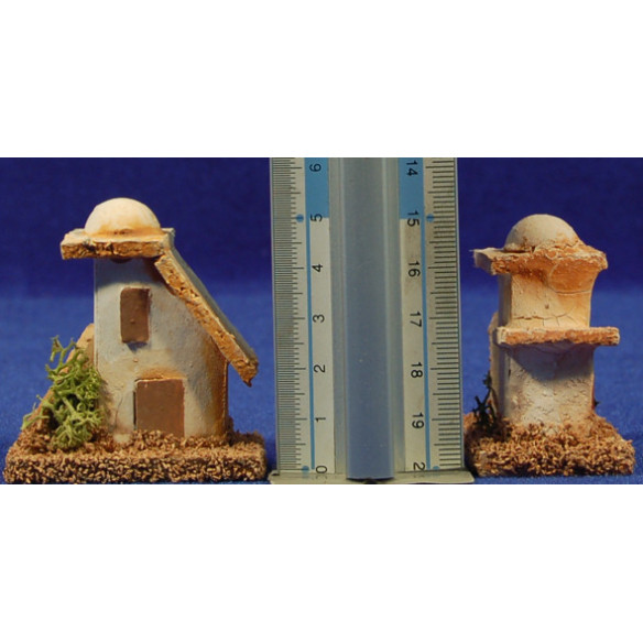 House Hebrew assorted 5x3x4-5 cm corck