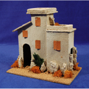 Casa hebrea 20x12x16 cm corcho