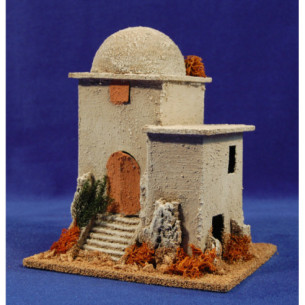 House Hebrew cupola 15x12x17 cm corck
