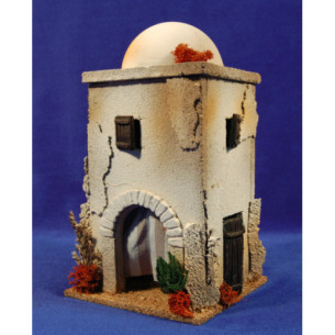 House Hebrew 15x15x27 cm corck