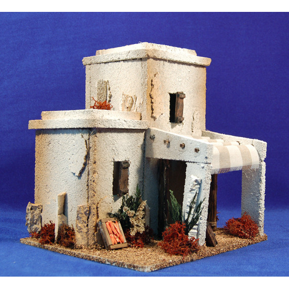 House hebrew with shop 23x22x26 cm corck