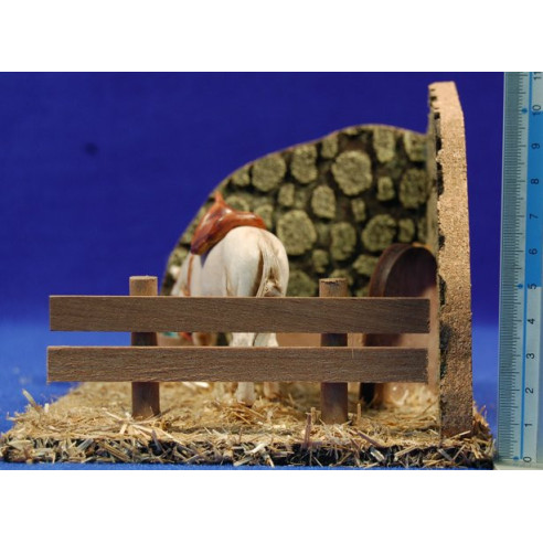 Corral cavallo 10 cm sughero e plastica