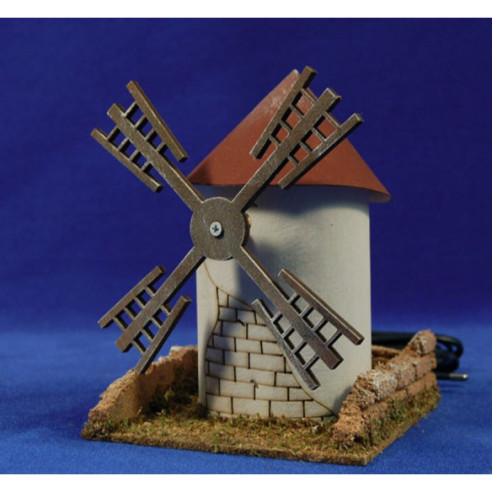 Windmill 16 cm corck and cardboard