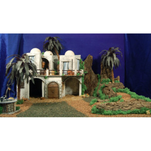 Presepe 10-12 cm legno