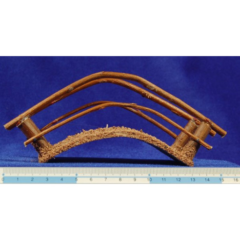 Ponte curvato 12 cm legno