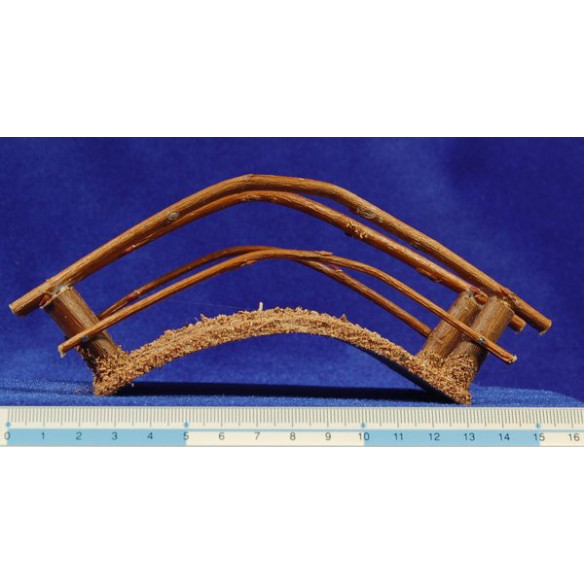 Ponte curvato 12 cm legno
