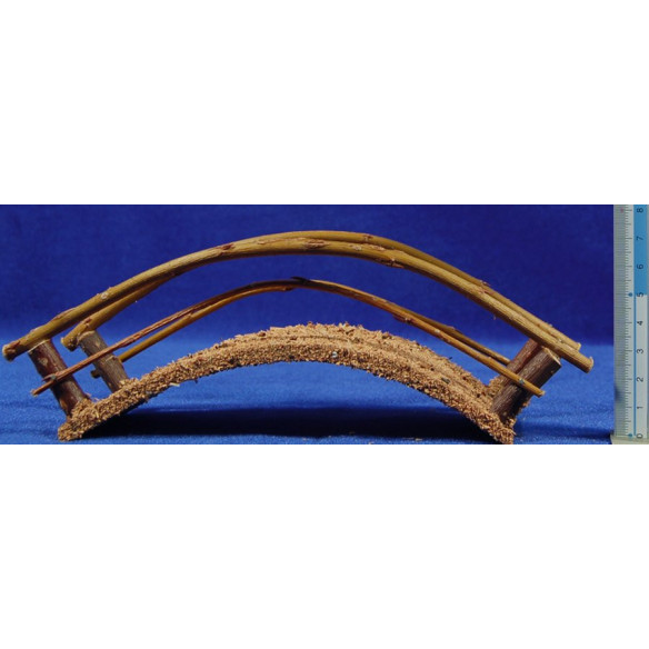 Ponte curvato 16 cm legno