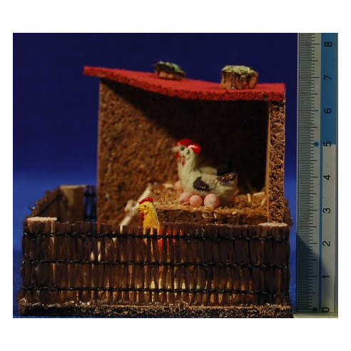 Henhouse open 8 cm cork and plastic